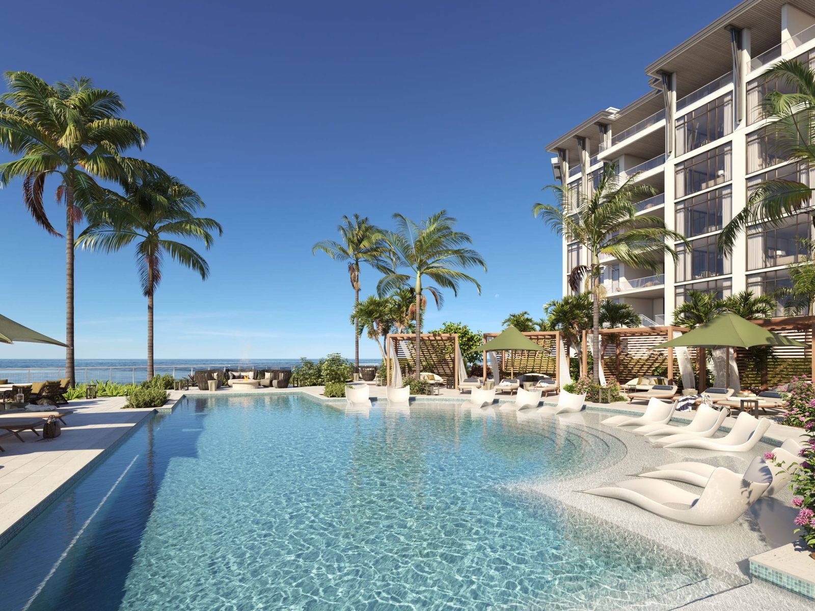 Sun deck & pools